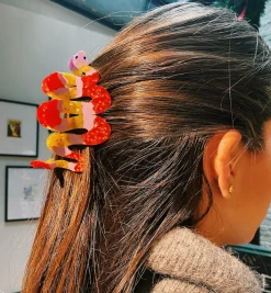 Solar Eclipse Snake Hair Clip