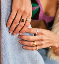 Starshine Magenta Ring