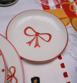 Sugar Plum Bow Dessert Plate