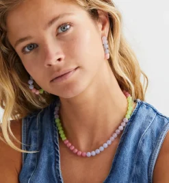 Summertime Blues Hoop Earring