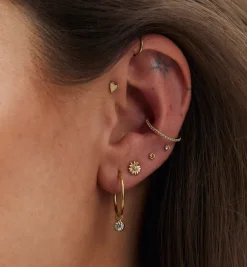 Sunflower Piercing 14K