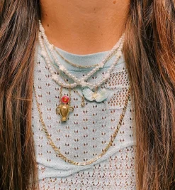Susan Alexandra Zodiac Star Pearl Necklace