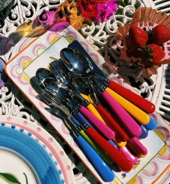 Teaspoon Set 6 Pieces - Bright Multicolour