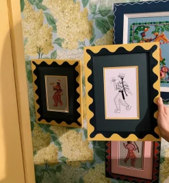 The Fabled Thread Black & Yellow Wavy Frame