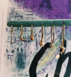 Tiny Froggy Charm 14K