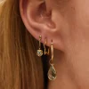 Utopic Hoop Earrings 14K