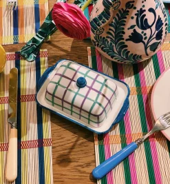 Vaisselle Boutique Picnic In The Park Butter Dish