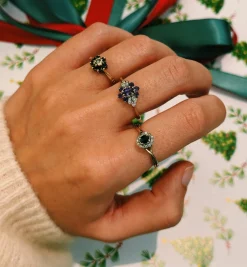 Vintage Amethyst and Diamond Gleam Ring