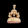 Vintage Carnelian Stamp Charm
