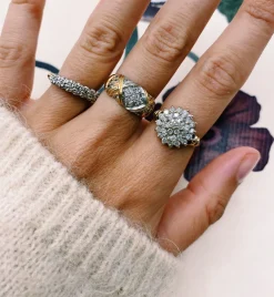 Vintage Diamond Cake Ring