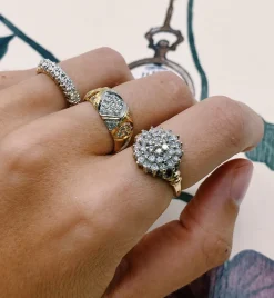 Vintage Diamond Cake Ring