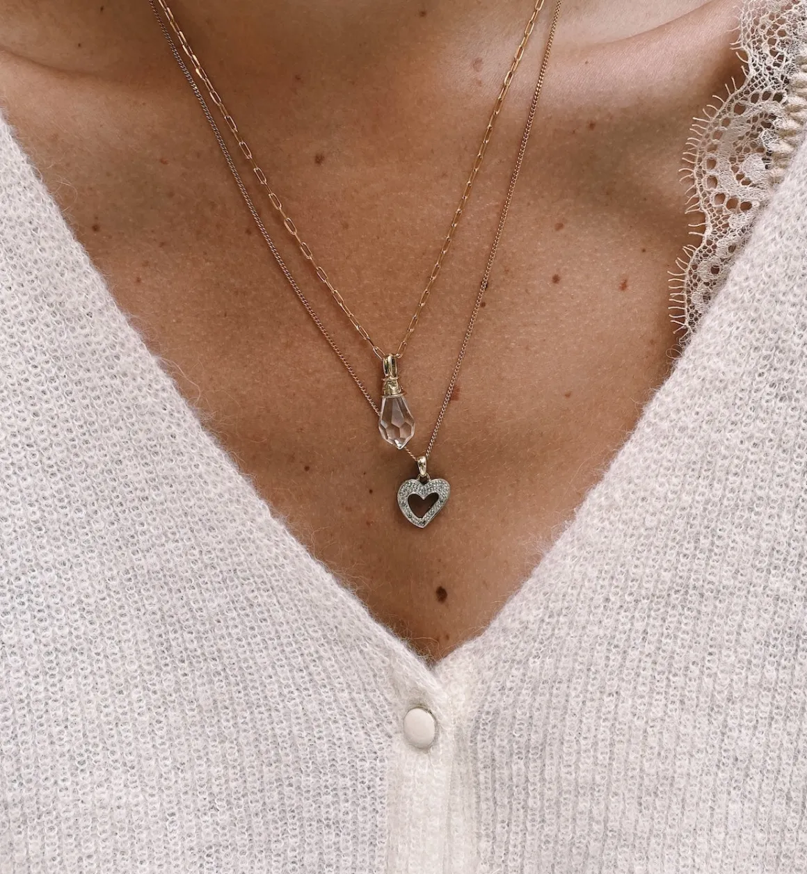 Vintage Diamond Lover Charm