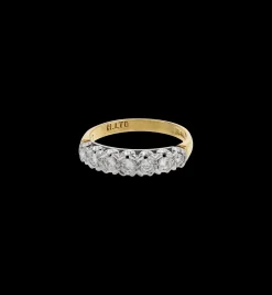 Vintage Diamond Luminous Crown Ring