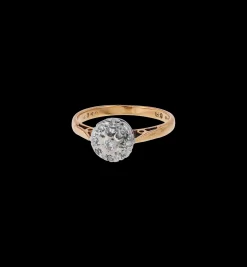 Vintage Diamond Muffin Ring