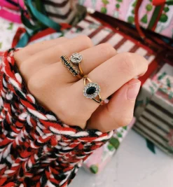 Vintage Diamond Muffin Ring