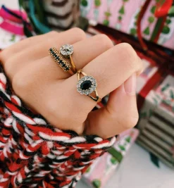 Vintage Diamond Muffin Ring