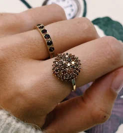 Vintage Diamond Scarlet Frost Ring