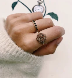 Vintage Diamond Scarlet Frost Ring