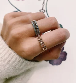 Vintage Diamond Three Times a Charm Ring