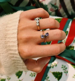 Vintage Diamond Three Wished Ring