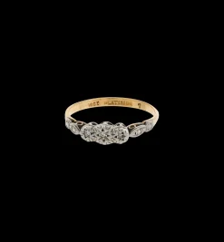 Vintage Diamond Timeless Trilogy Ring
