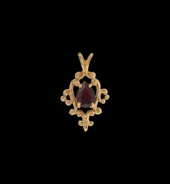 Vintage Garnet Baroque Charm