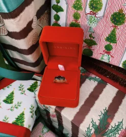 Vintage Garnet Cobra Ring