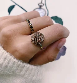 Vintage Garnet Pomogranate Ring