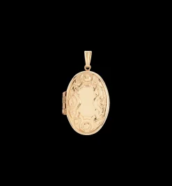 Vintage Oval Gilded Memory Locket