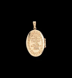 Vintage Oval Gilded Memory Locket