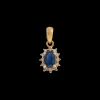 Vintage Sapphire and Diamond Gracefull Charm