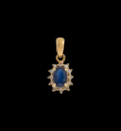 Vintage Sapphire and Diamond Gracefull Charm