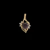 Vintage Sapphire and Diamond Deeply in Love Charm