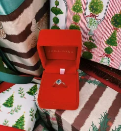 Vintage Topaz and Diamond Timeless Charm Ring