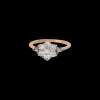 Vintage White Sapphire Snowflake Ring