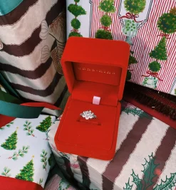 Vintage White Sapphire Snowflake Ring