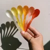 Yellow Acrylic Teaspoon Set