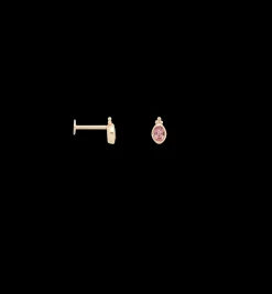Wondrous Dahlia Piercing Front 14K