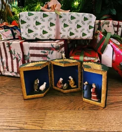 Wooden Christmas Nativity Scene